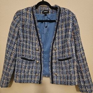 Express Jacket L Blue Tweed